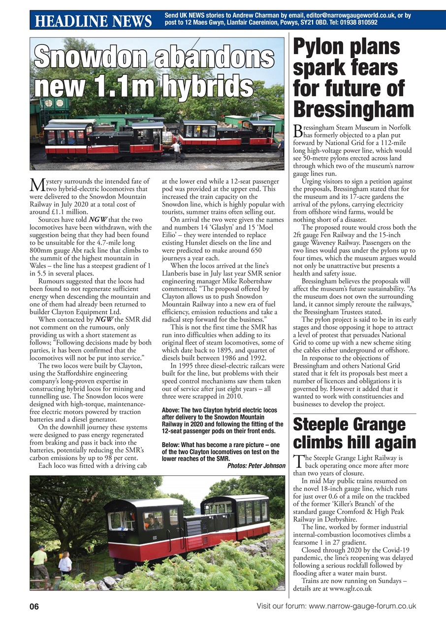 Narrow Gauge World Preview Pages