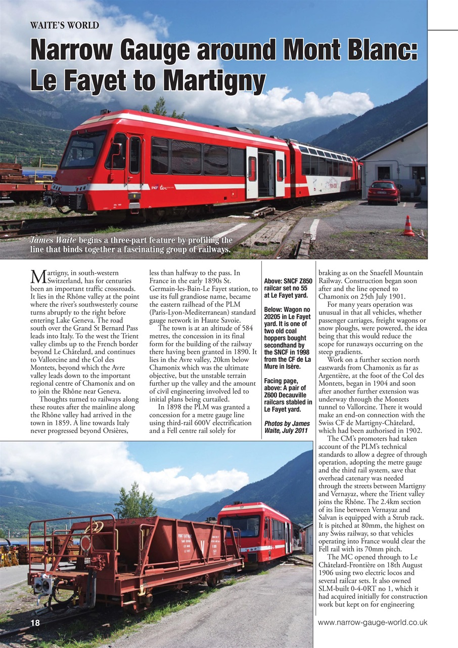 Narrow Gauge World Preview Pages