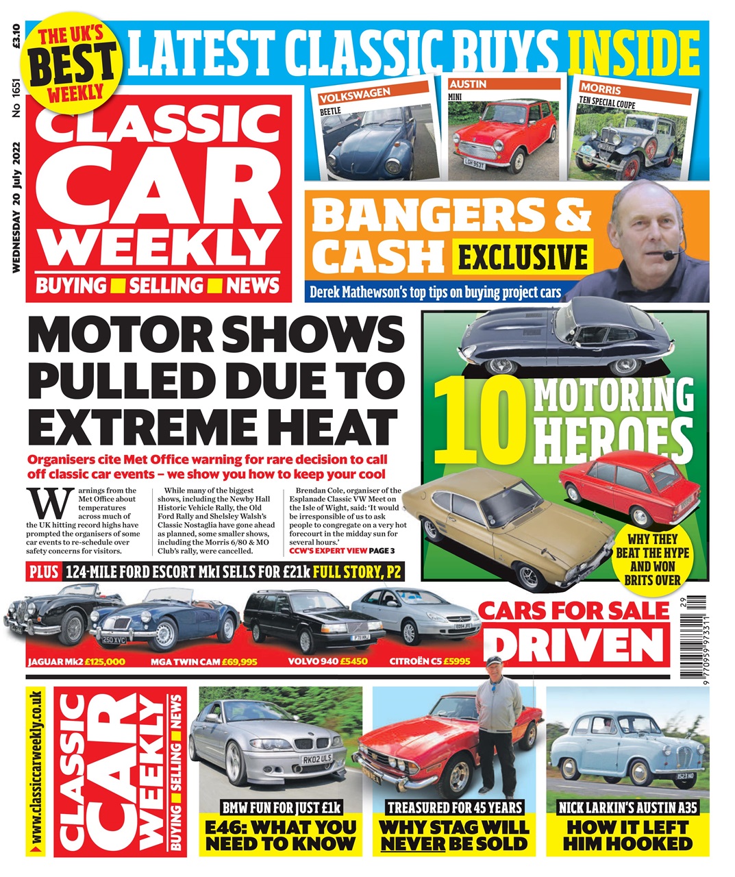 Classic Car Weekly Preview Pages