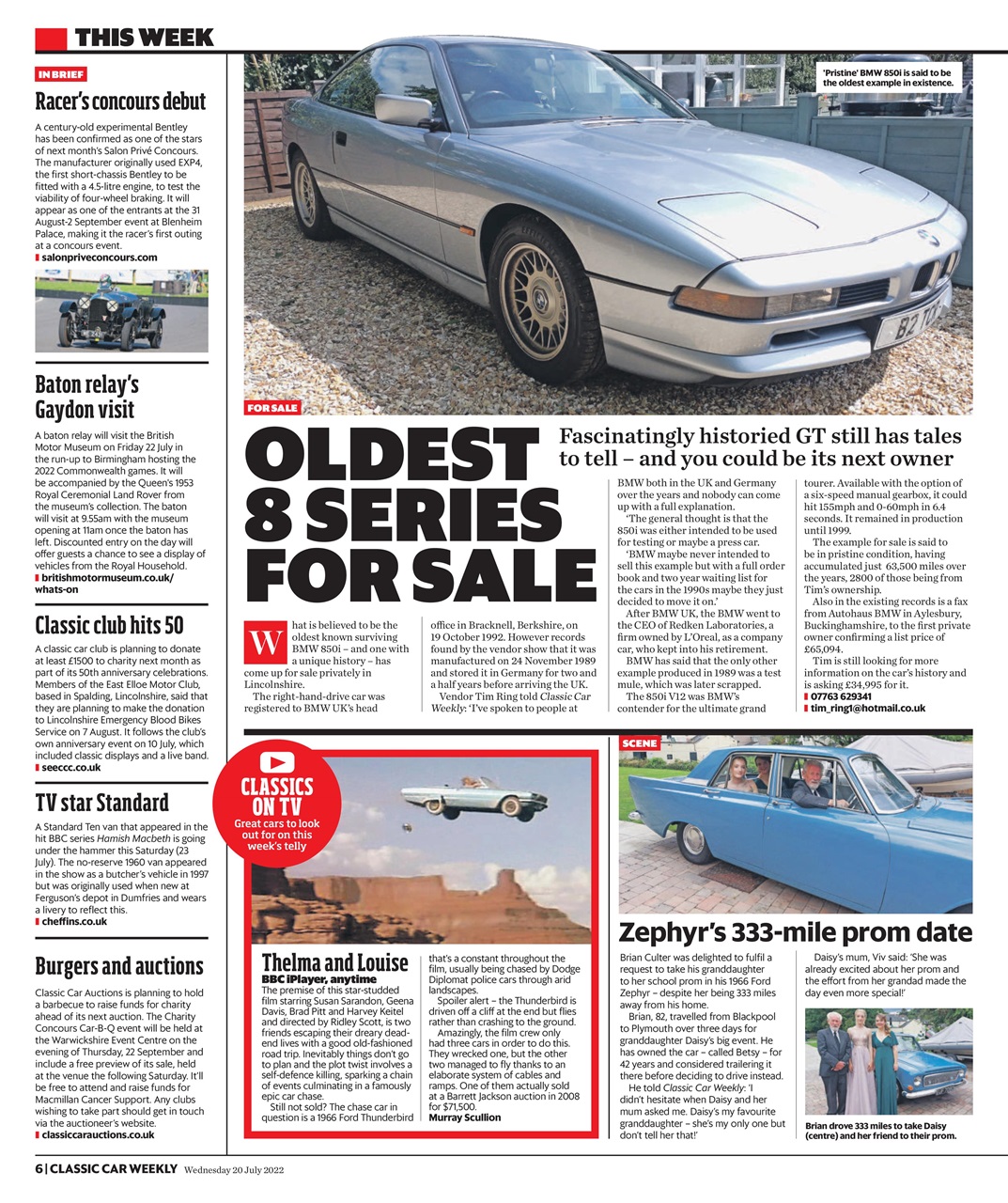 Classic Car Weekly Preview Pages