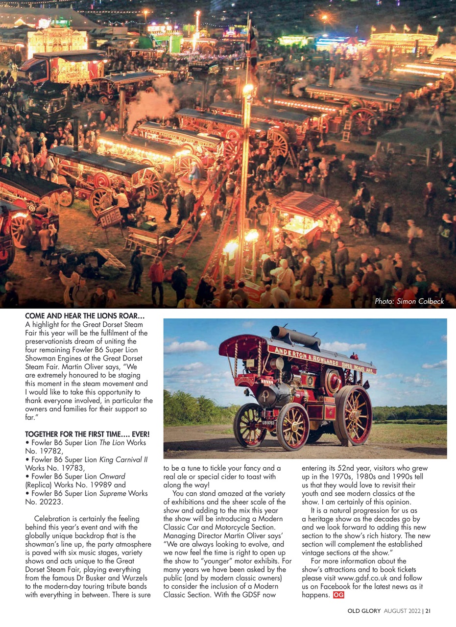 Old Glory Magazine Preview Pages