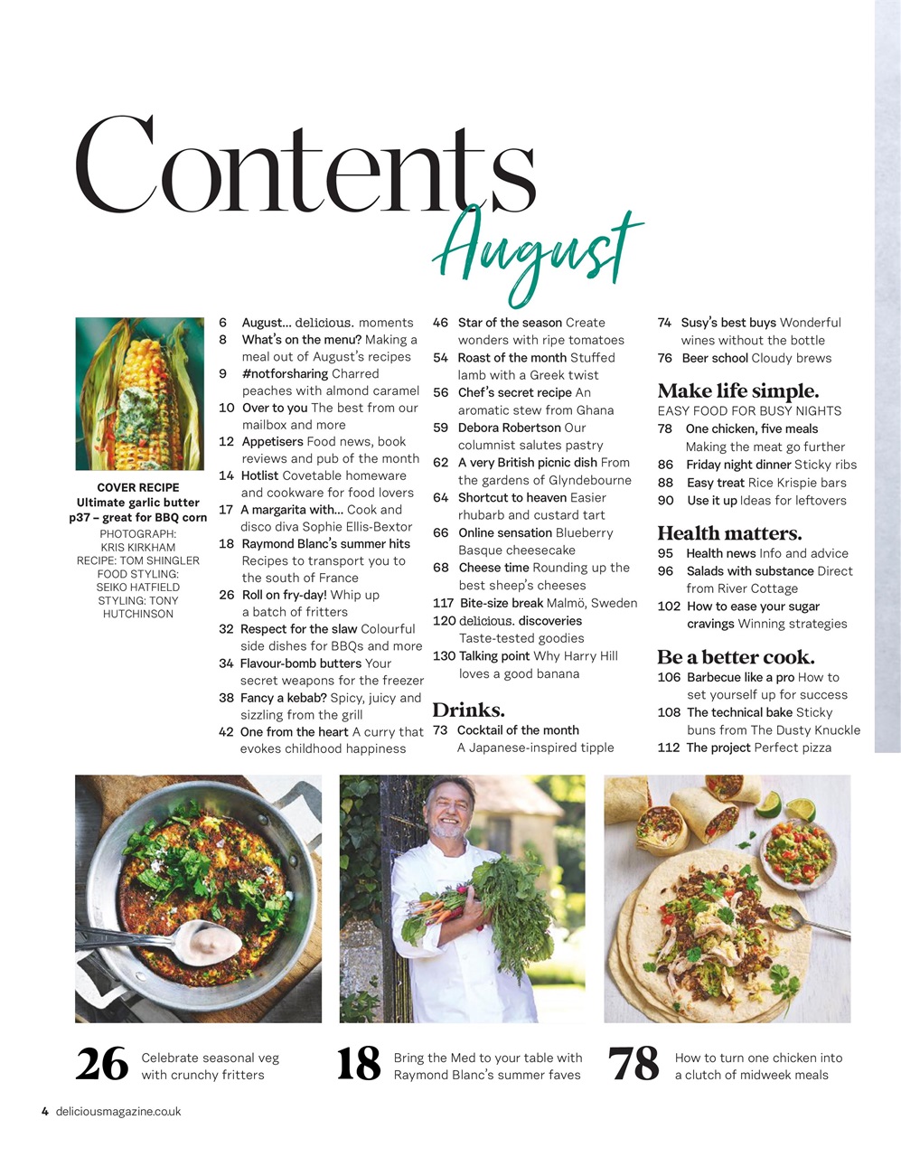 delicious. Magazine Preview Pages