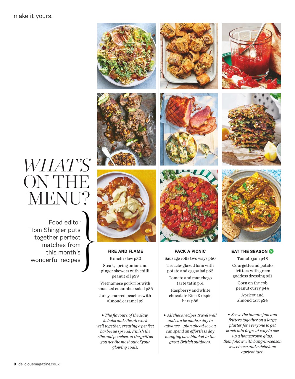 delicious. Magazine Preview Pages