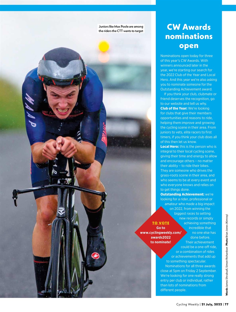 Cycling Weekly Preview Pages