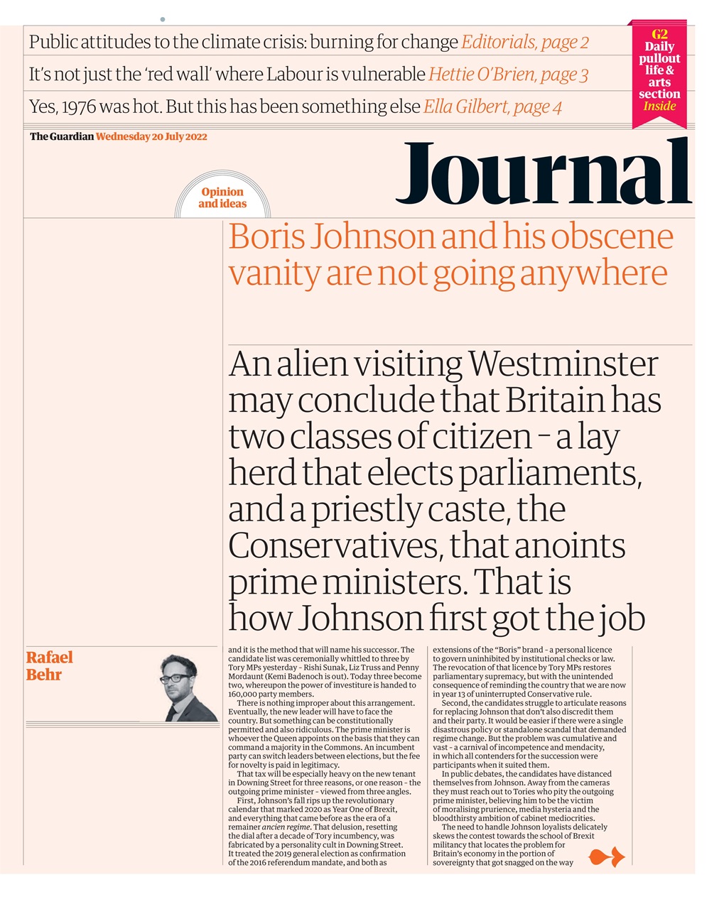 The Guardian Newspaper Preview Pages