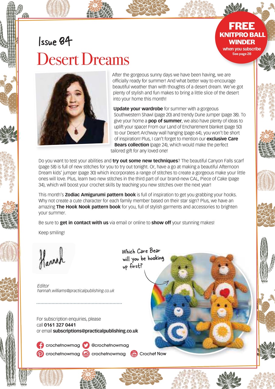 Crochet Now Magazine Preview Pages