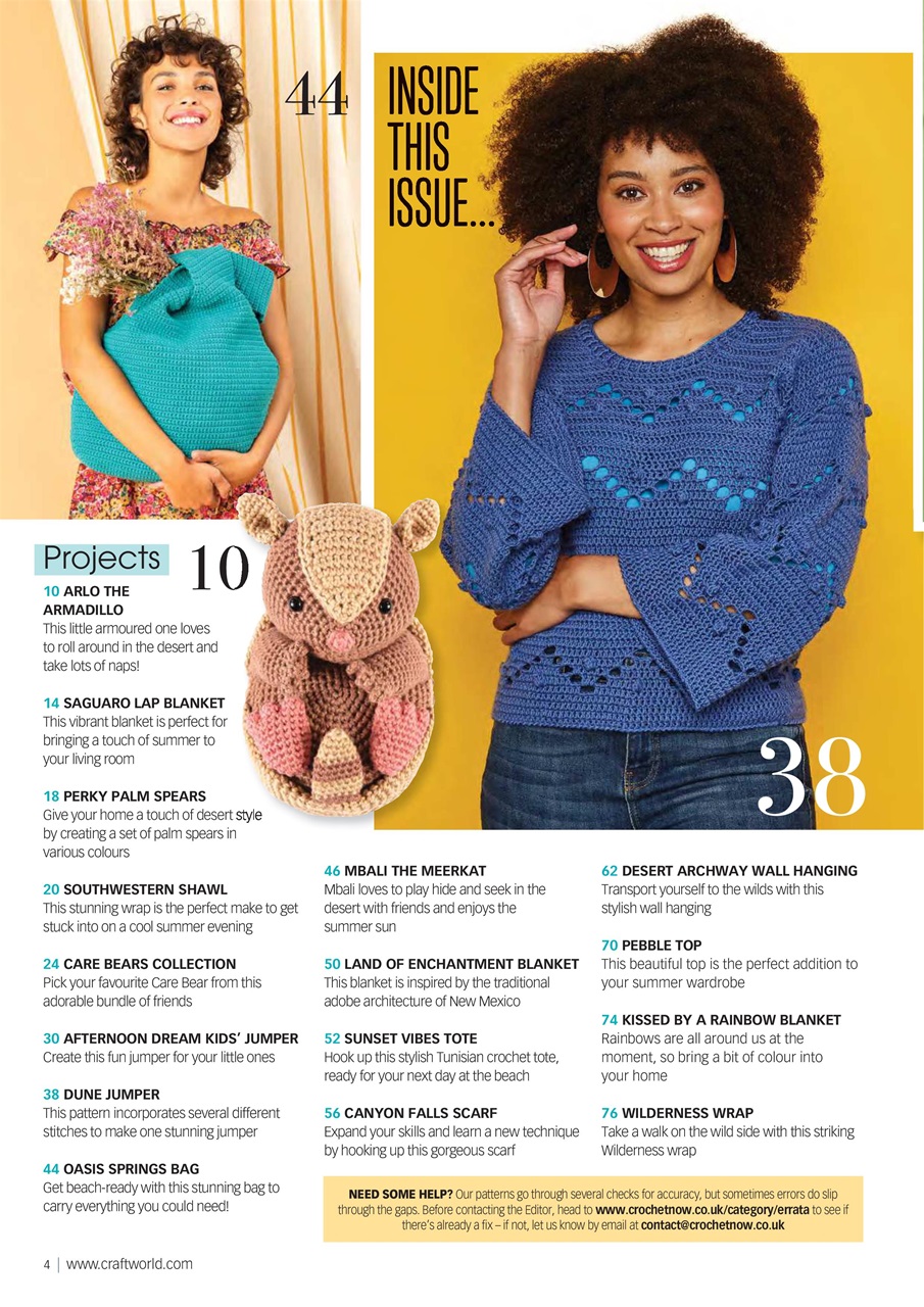 Crochet Now Magazine Preview Pages
