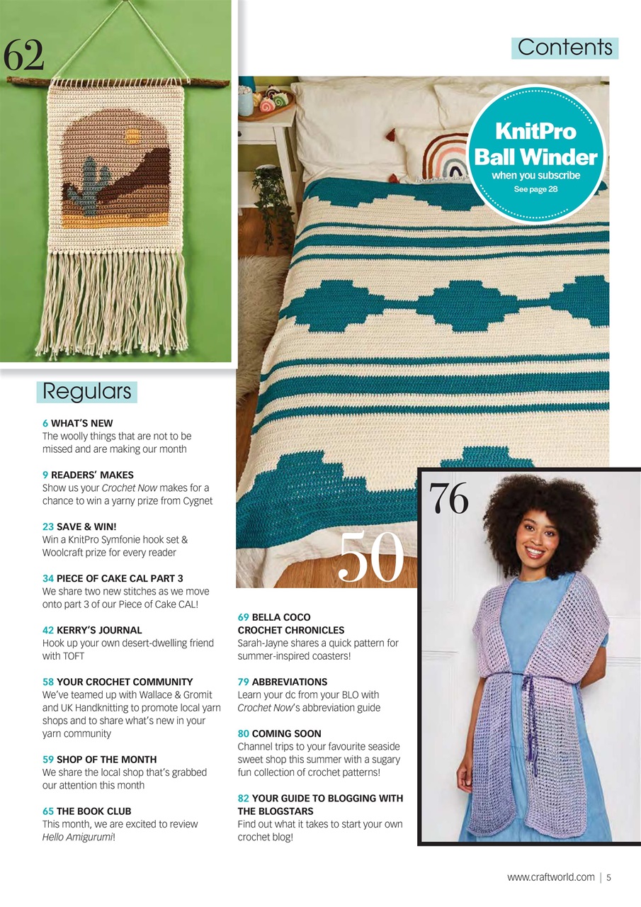Crochet Now Magazine Preview Pages