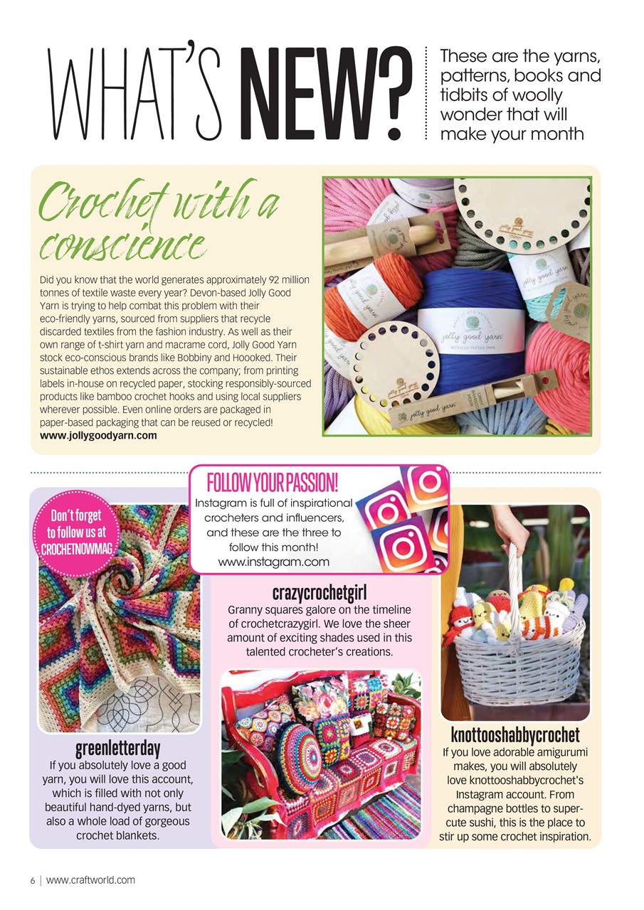 Crochet Now Magazine Preview Pages