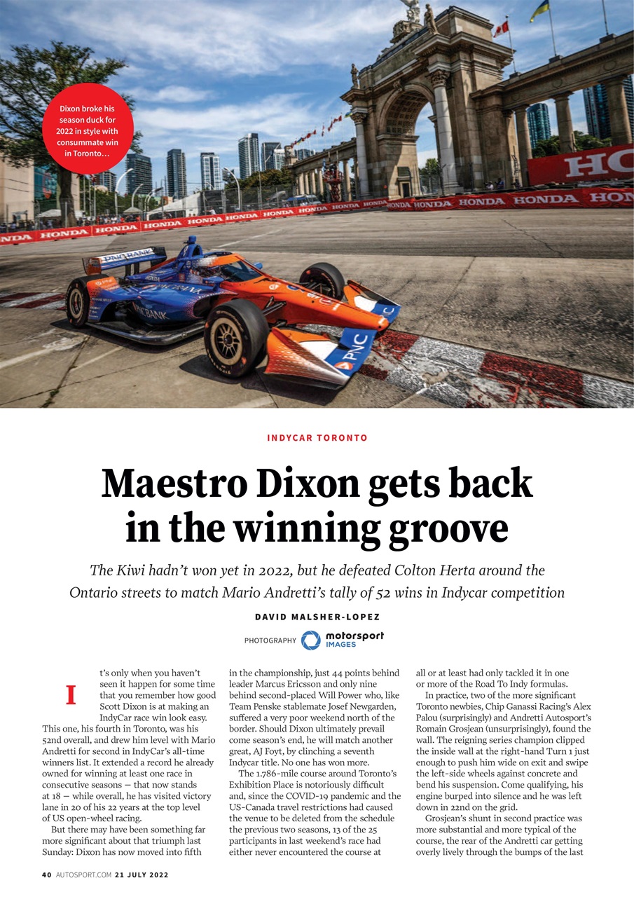 Autosport Preview Pages