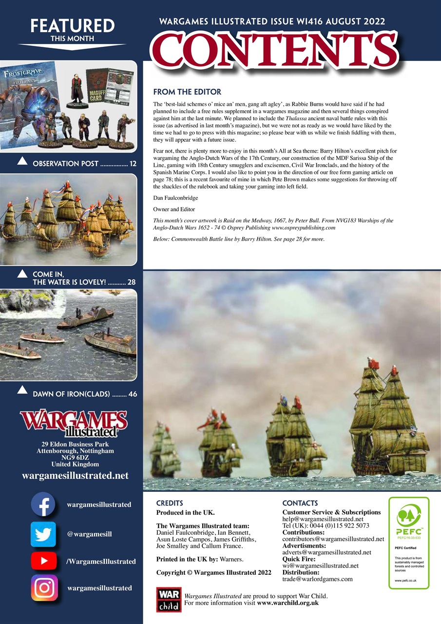 Wargames Illustrated Preview Pages