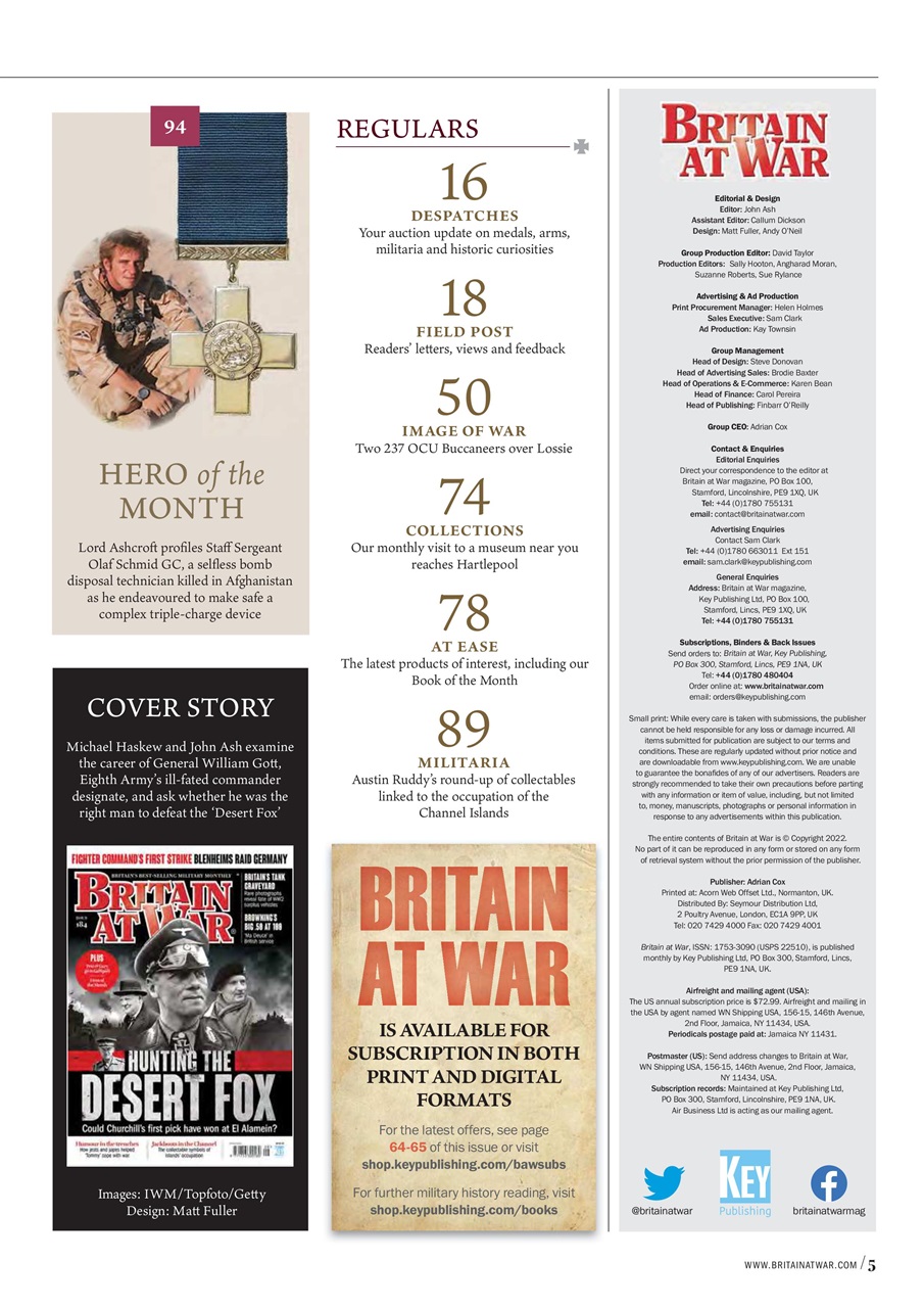 Britain at War Magazine Preview Pages