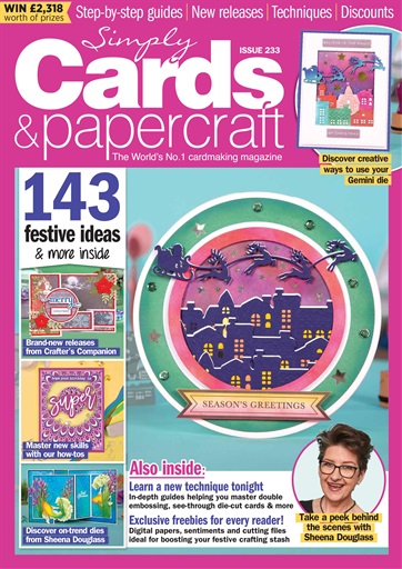 Simply Cards & Papercraft issue 