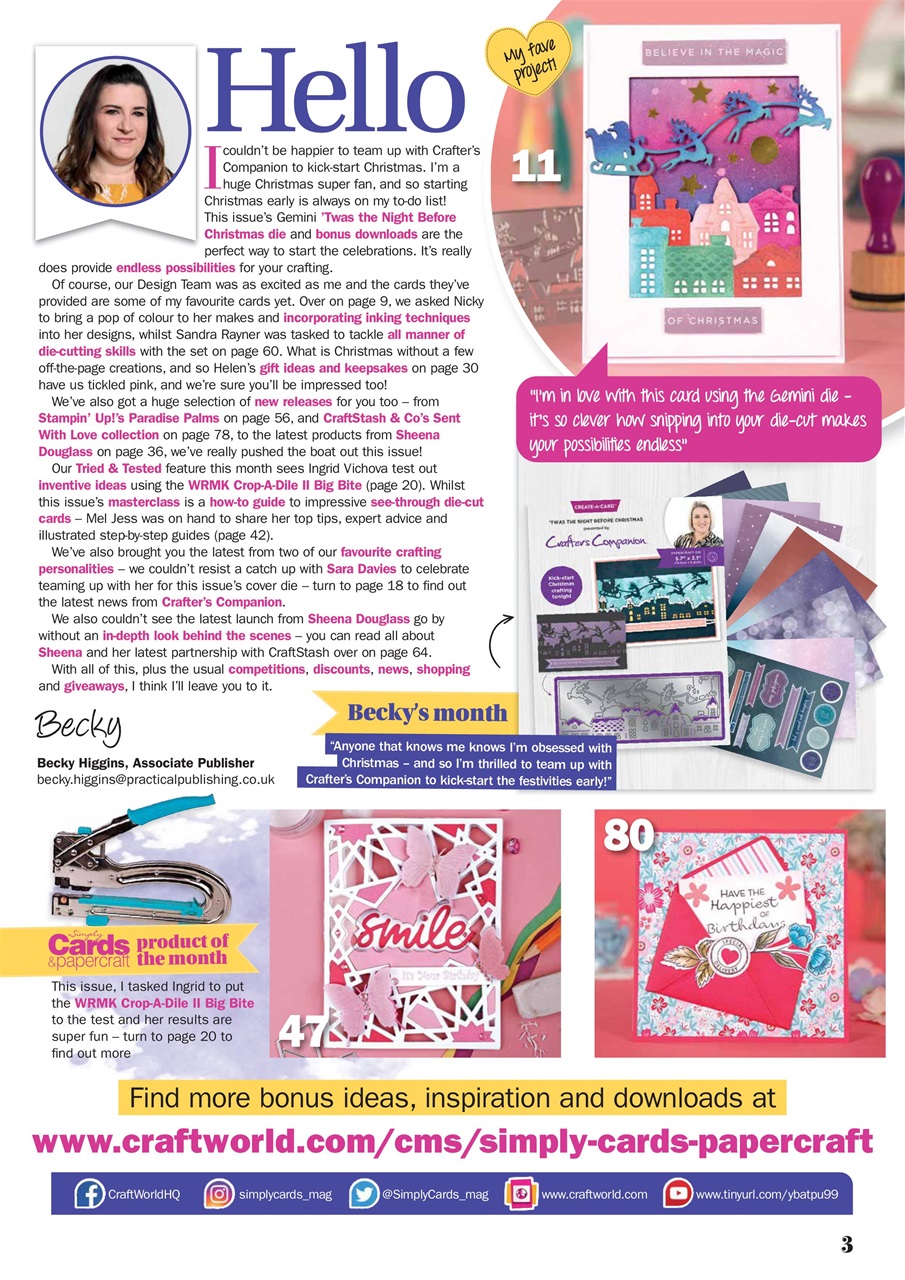 Simply Cards & Papercraft Preview Pages