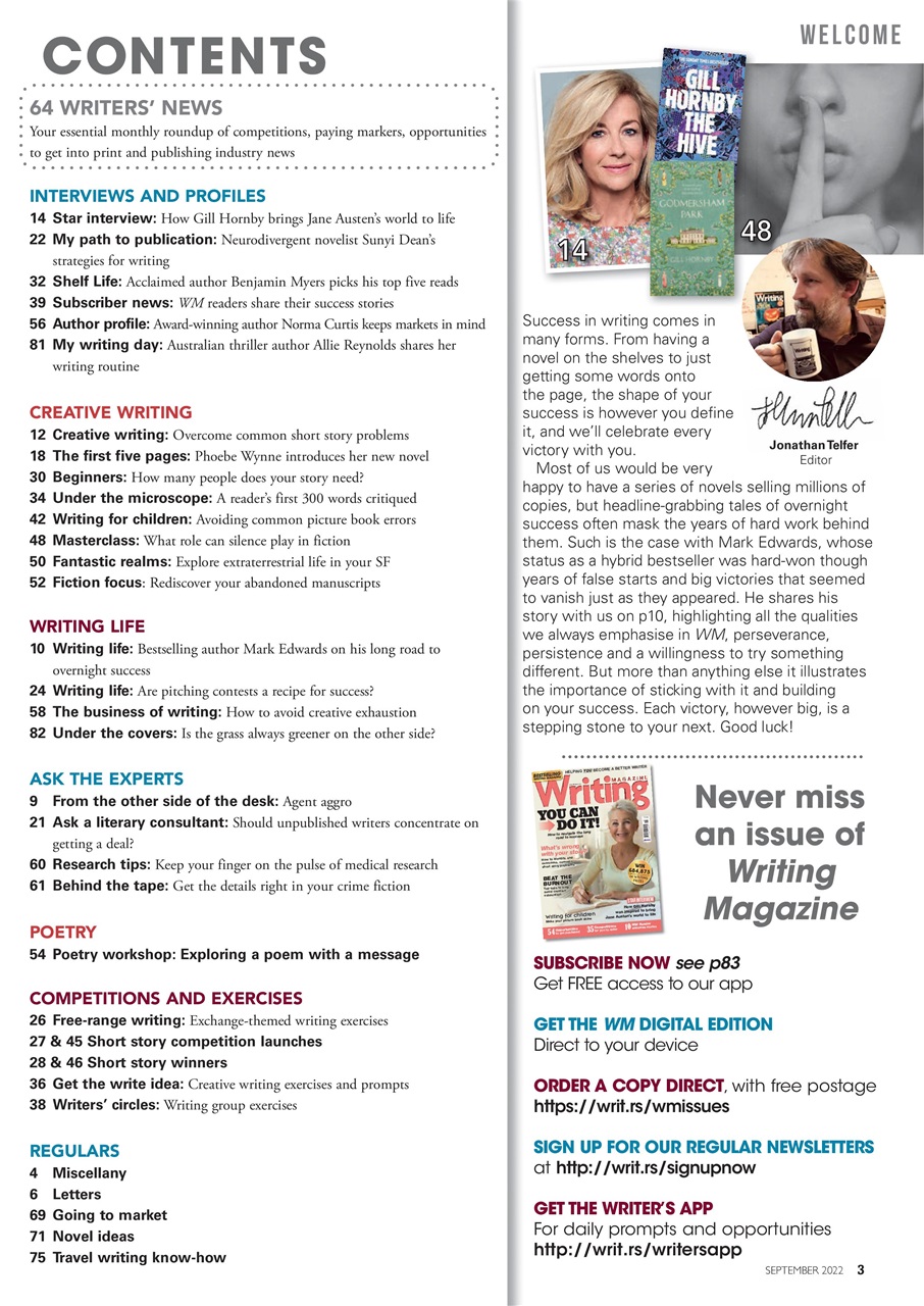 Writing Magazine Preview Pages