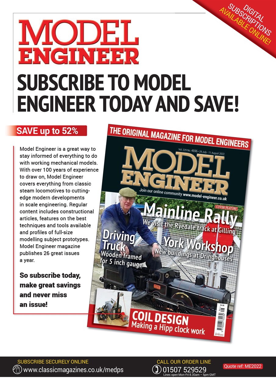 Model Engineer Preview Pages