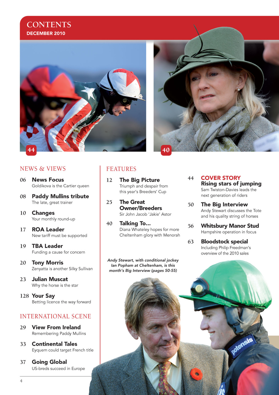 The Owner Breeder Preview Pages