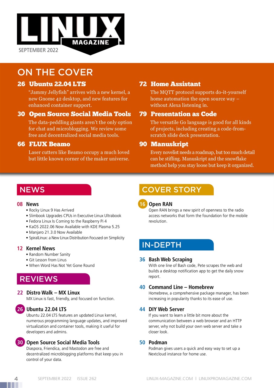 Linux Magazine Preview Pages