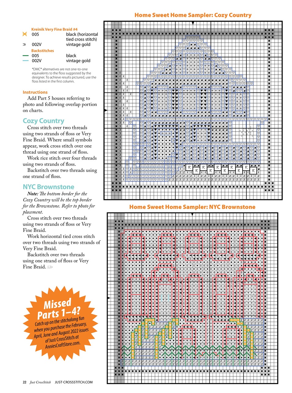 Just CrossStitch Preview Pages