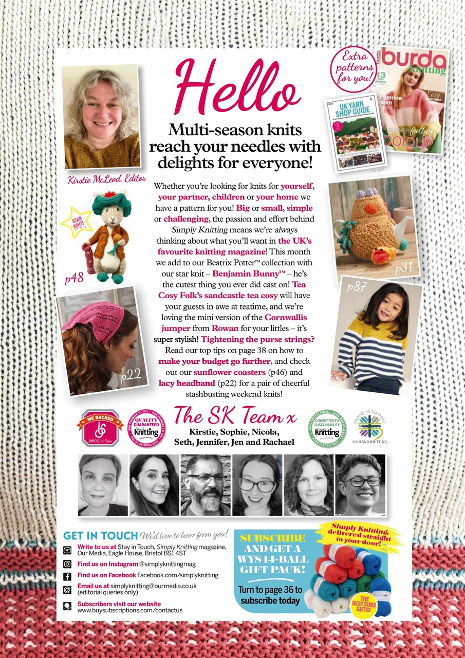 Simply Knitting Preview Pages