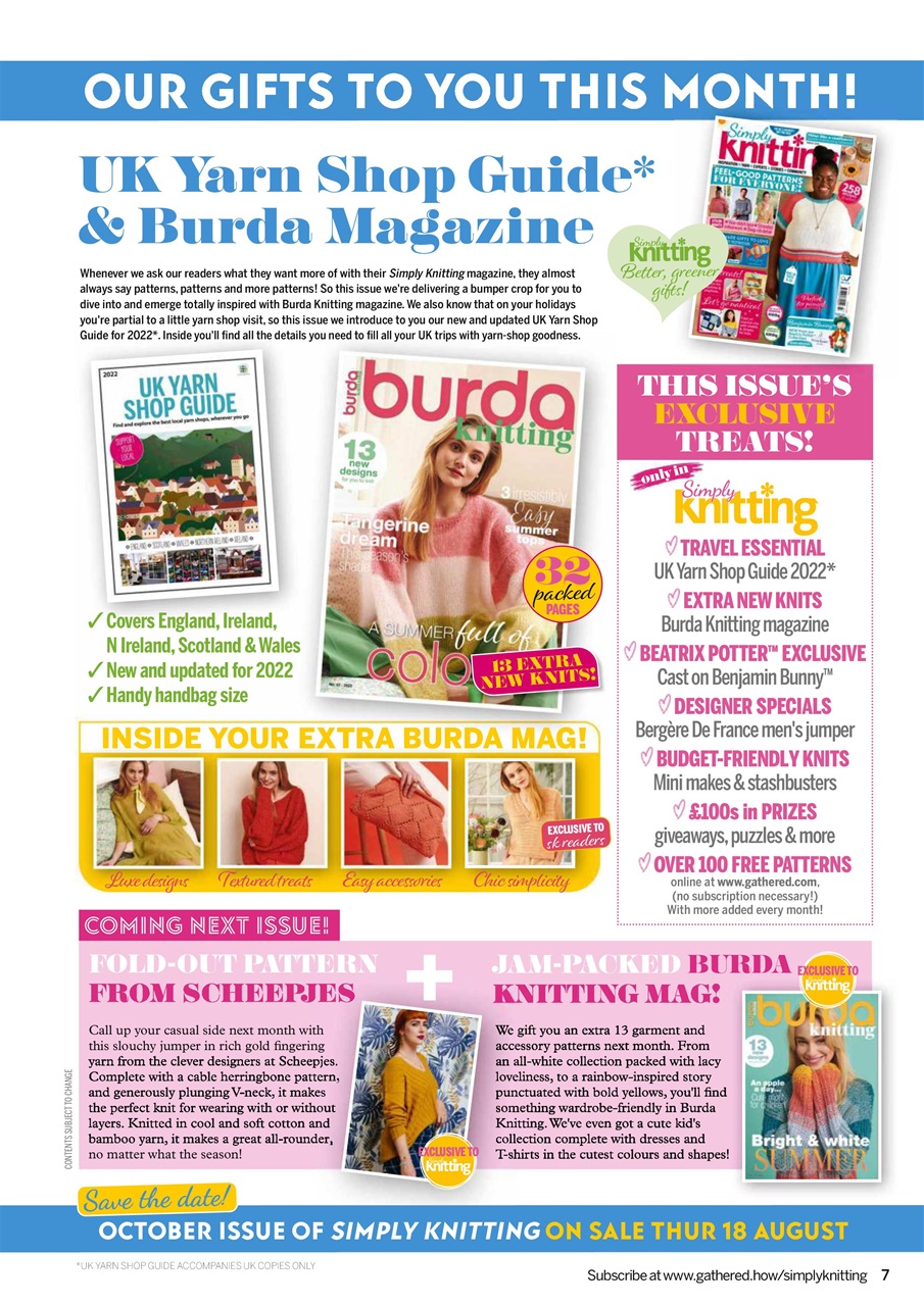 Simply Knitting Preview Pages