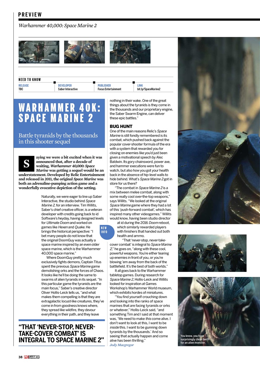 PC Gamer (UK Edition) Preview Pages