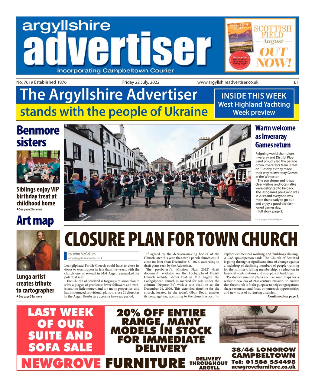 Argyllshire Advertiser Preview Pages