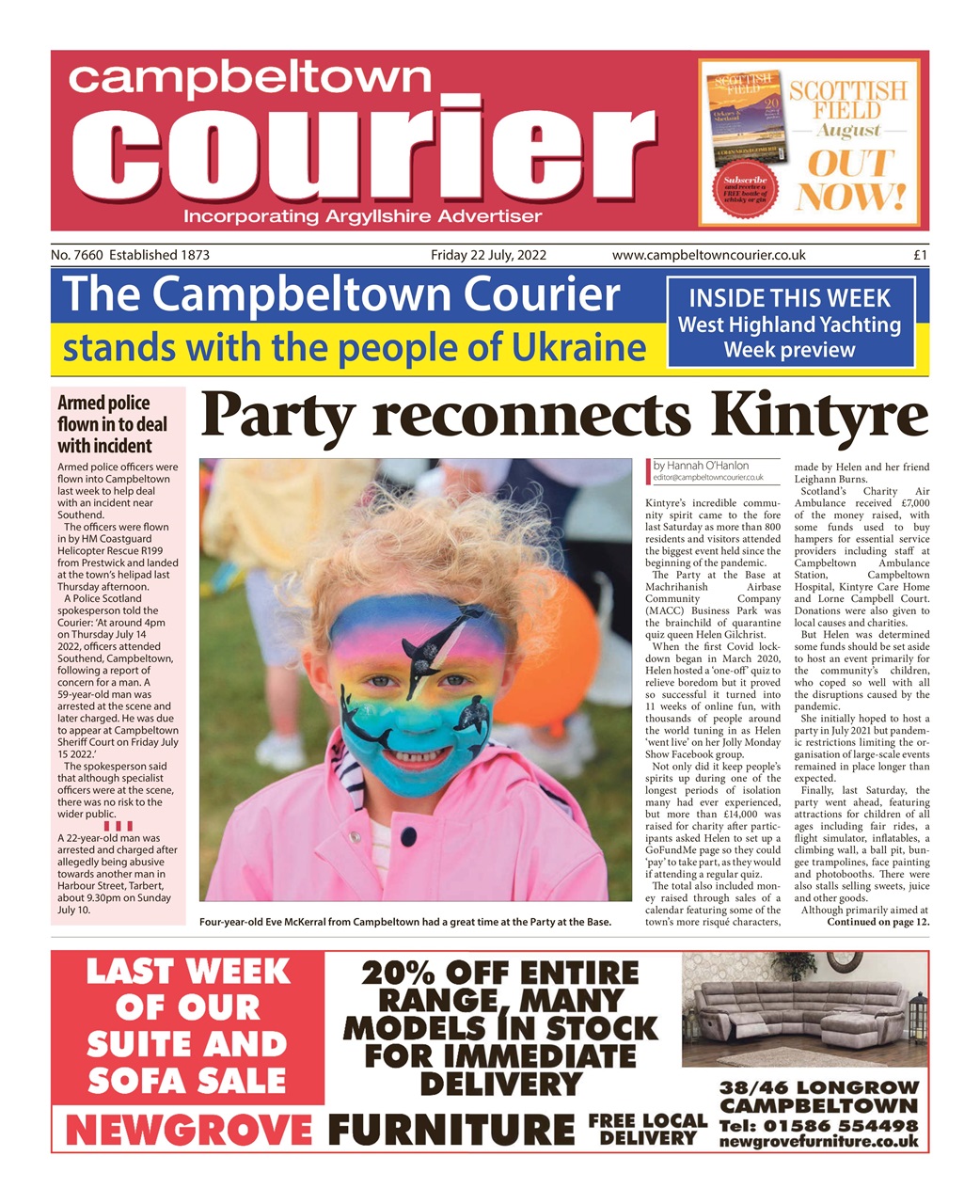 Campbeltown Courier Preview Pages