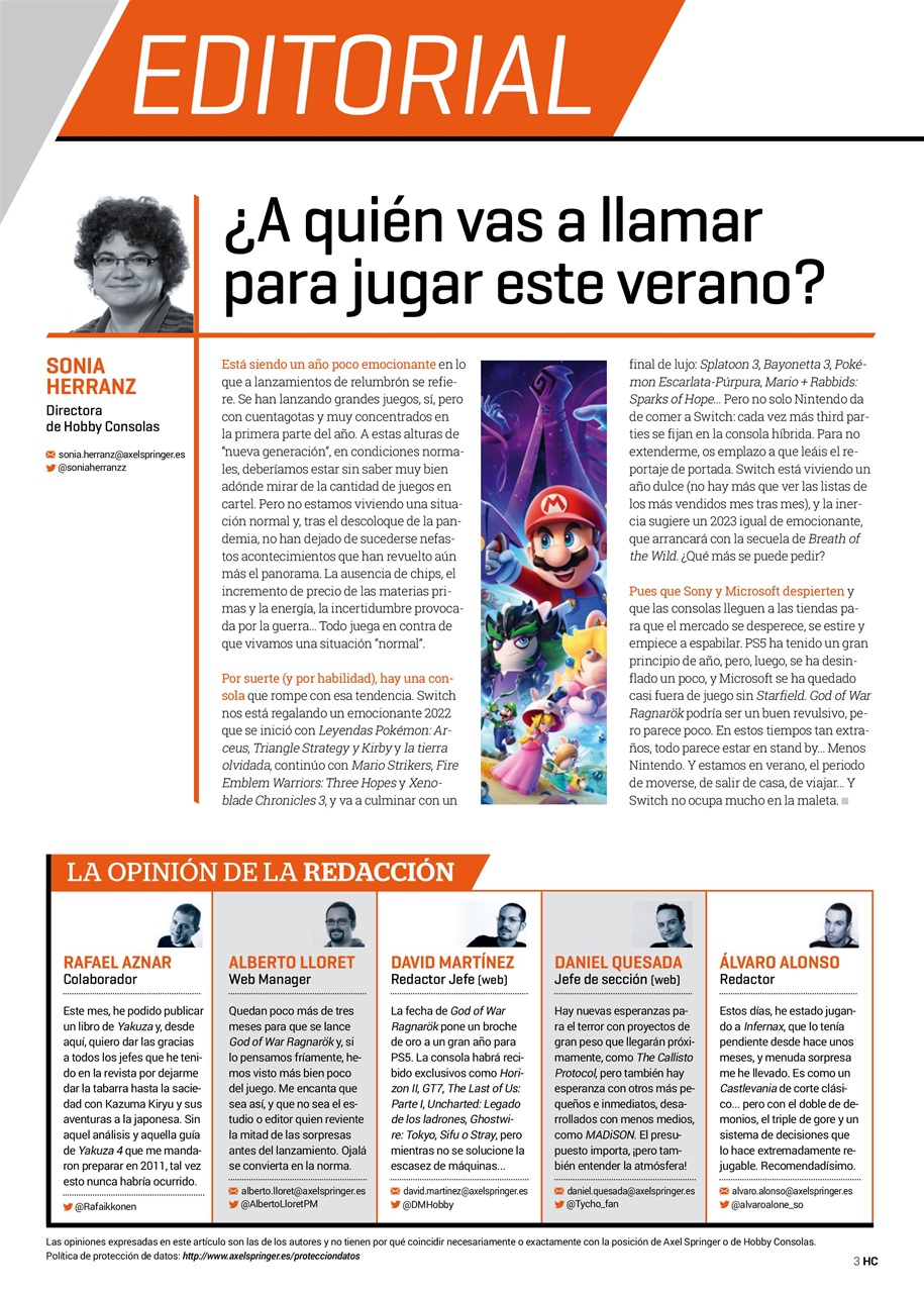 Hobby Consolas Preview Pages