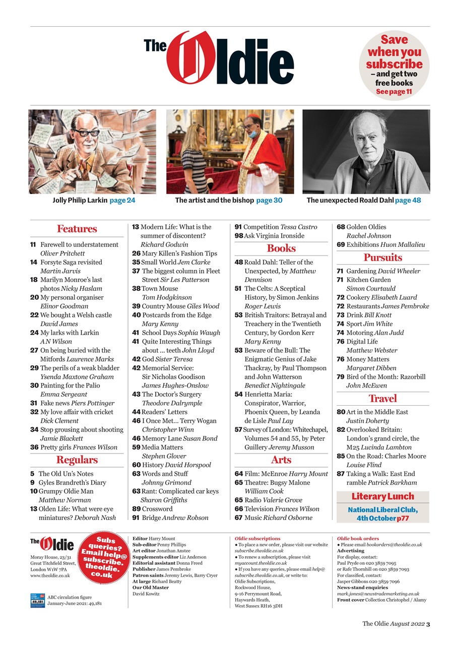 The Oldie Preview Pages