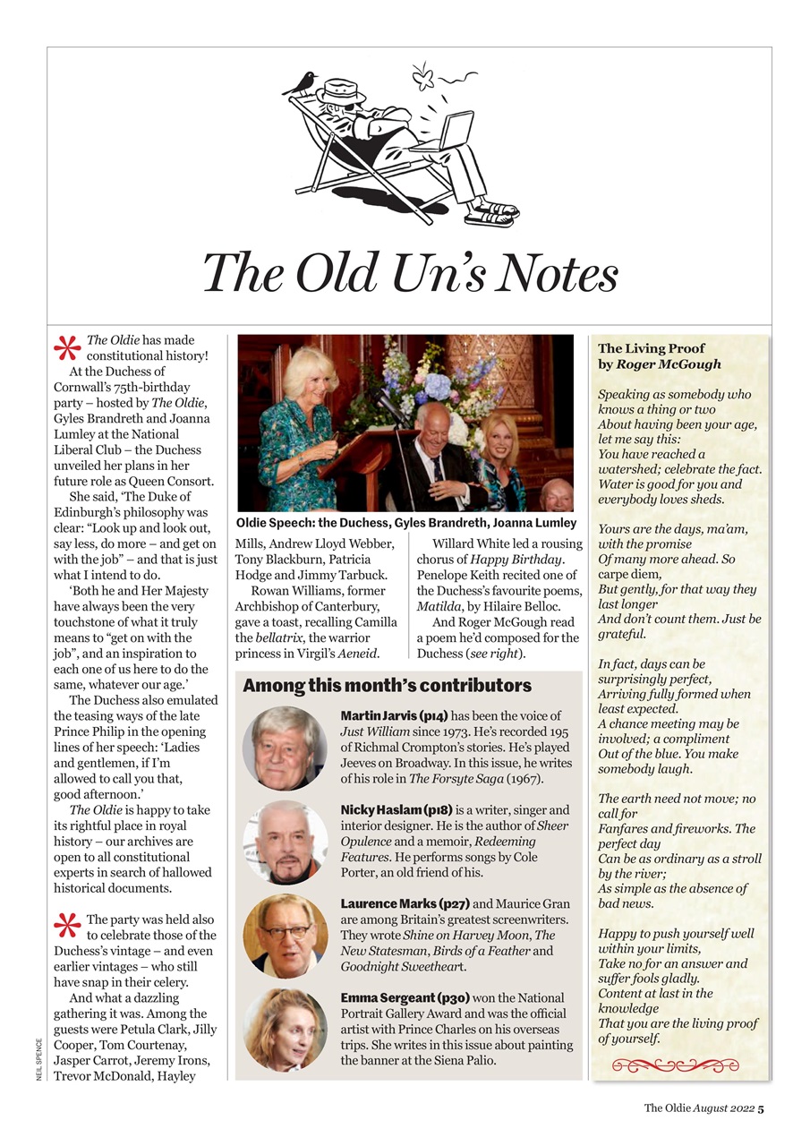 The Oldie Preview Pages