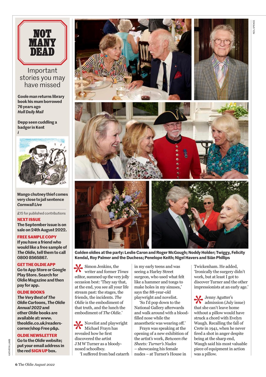 The Oldie Preview Pages