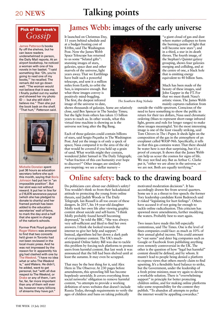 The Week Preview Pages