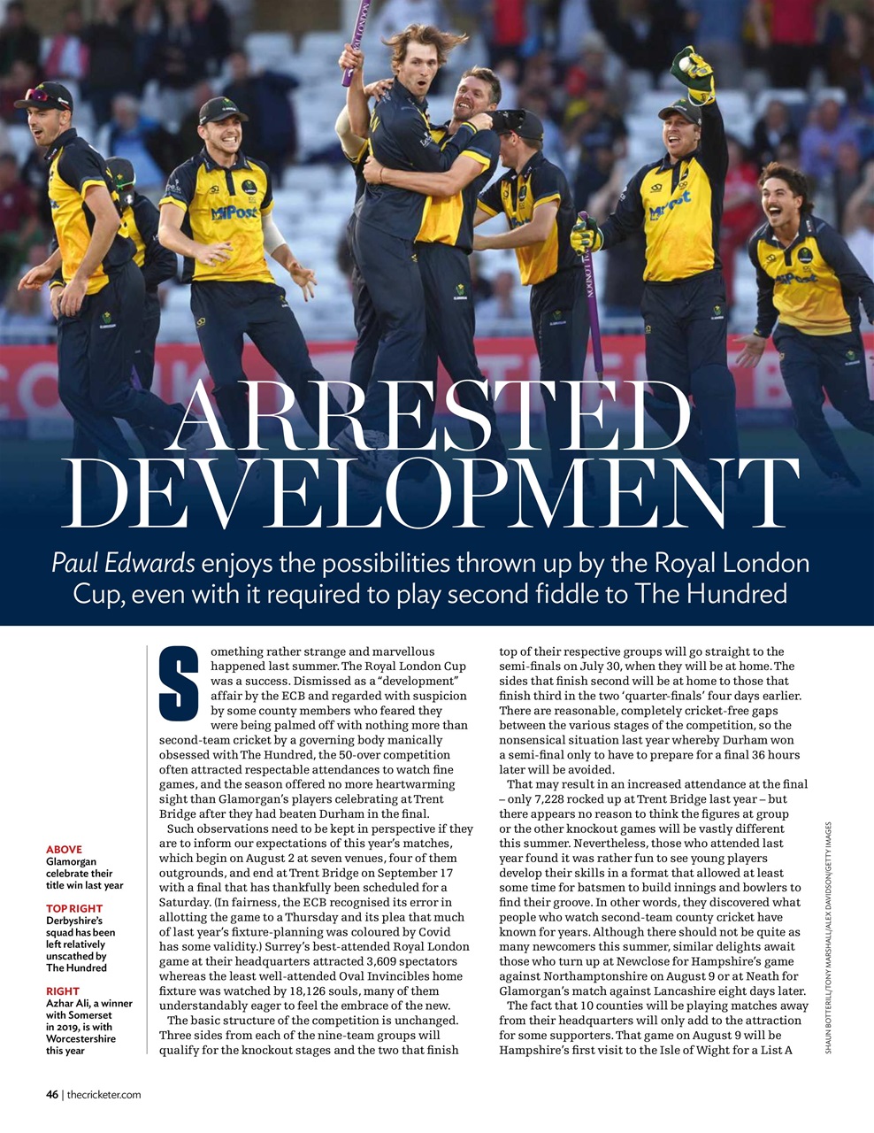 The Cricketer Magazine Preview Pages
