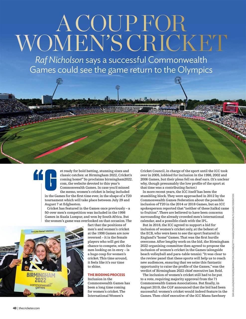 The Cricketer Magazine Preview Pages