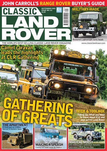 Classic Land Rover Magazine issue September 2022