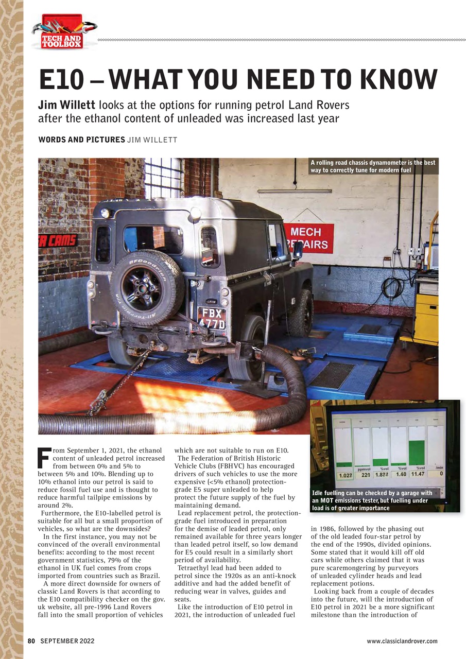 Classic Land Rover Magazine Preview Pages