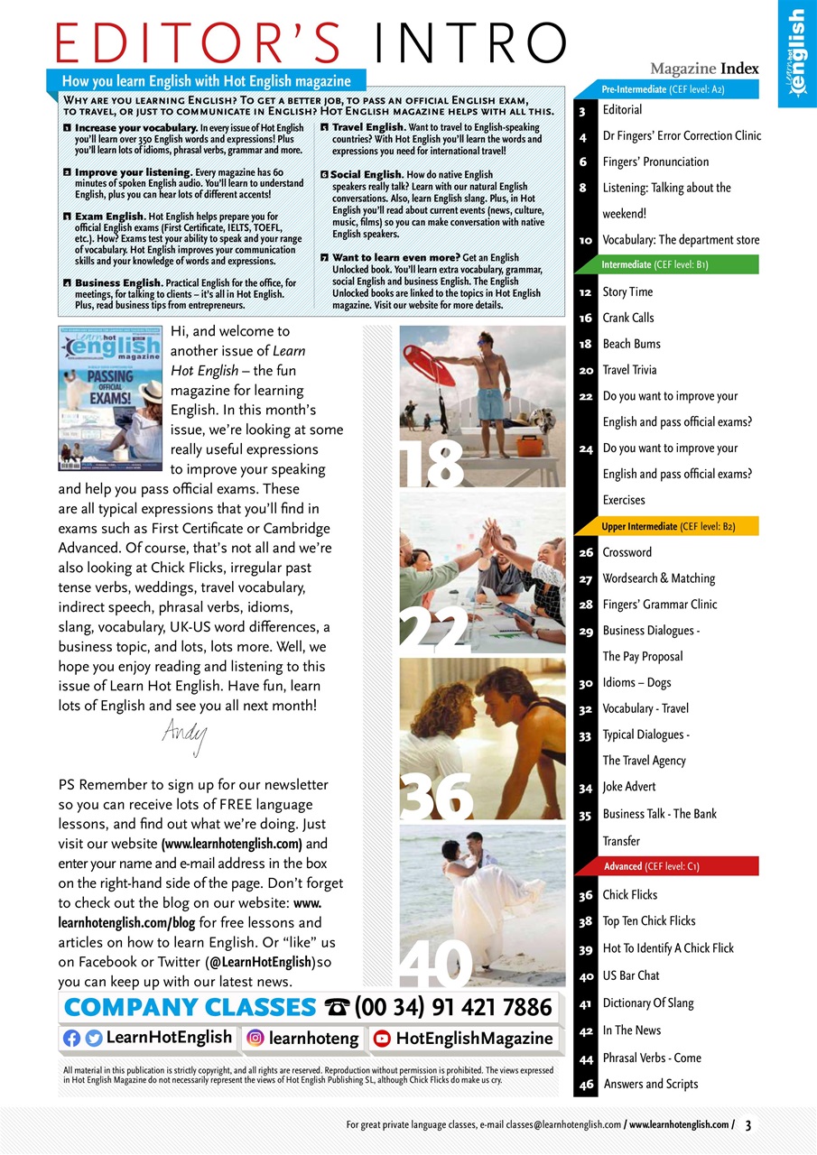 Learn Hot English Preview Pages