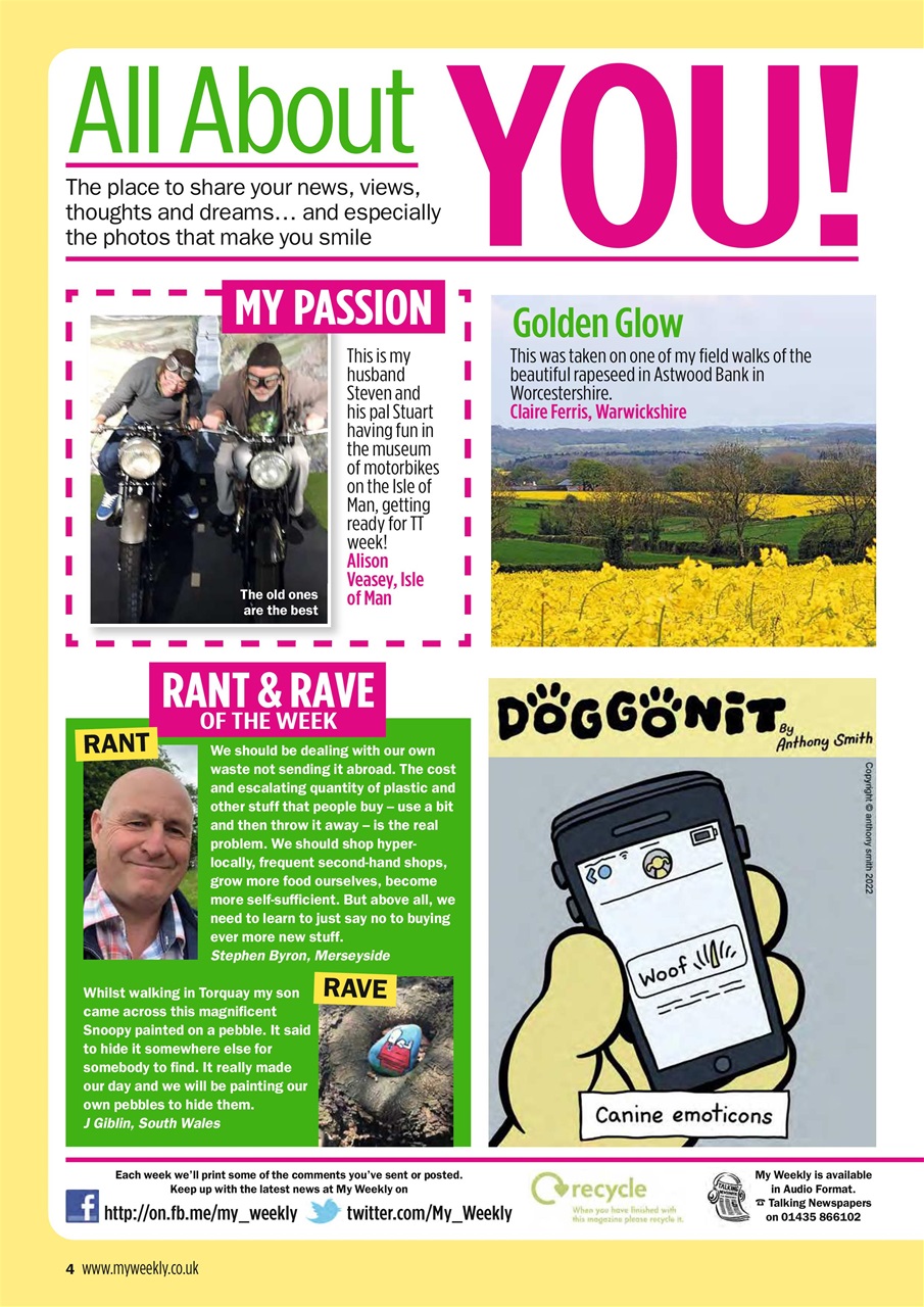 My Weekly Preview Pages