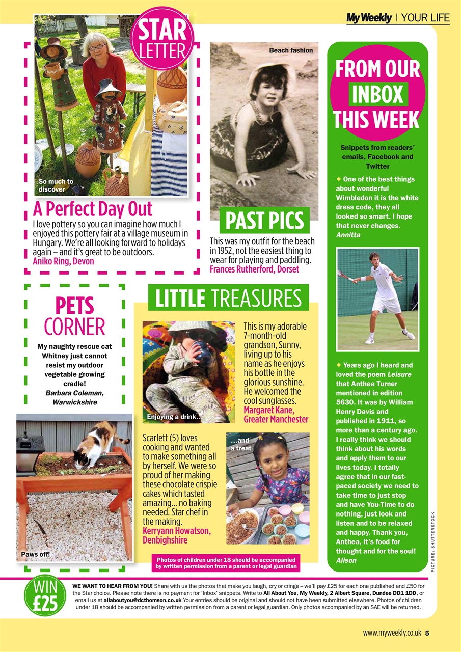 My Weekly Preview Pages