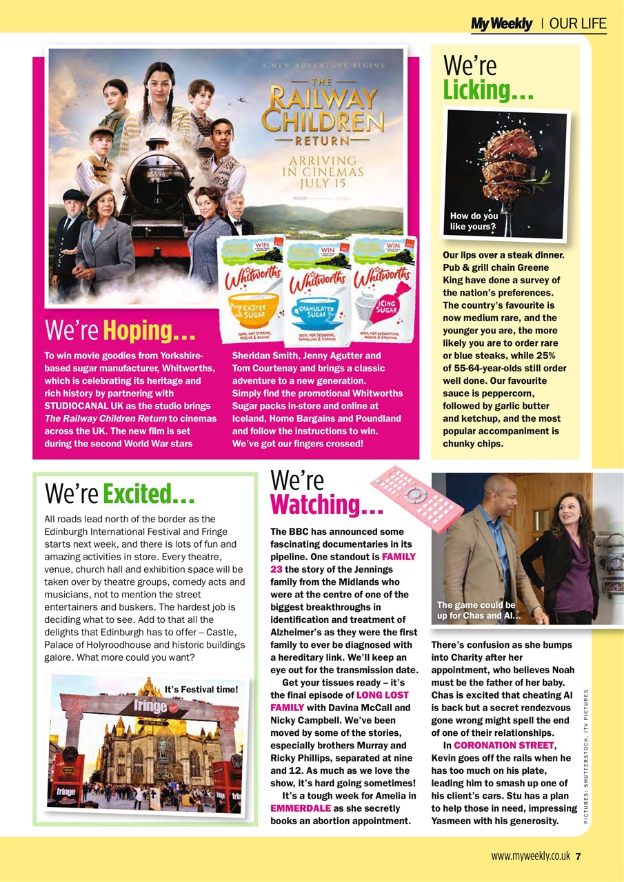 My Weekly Preview Pages