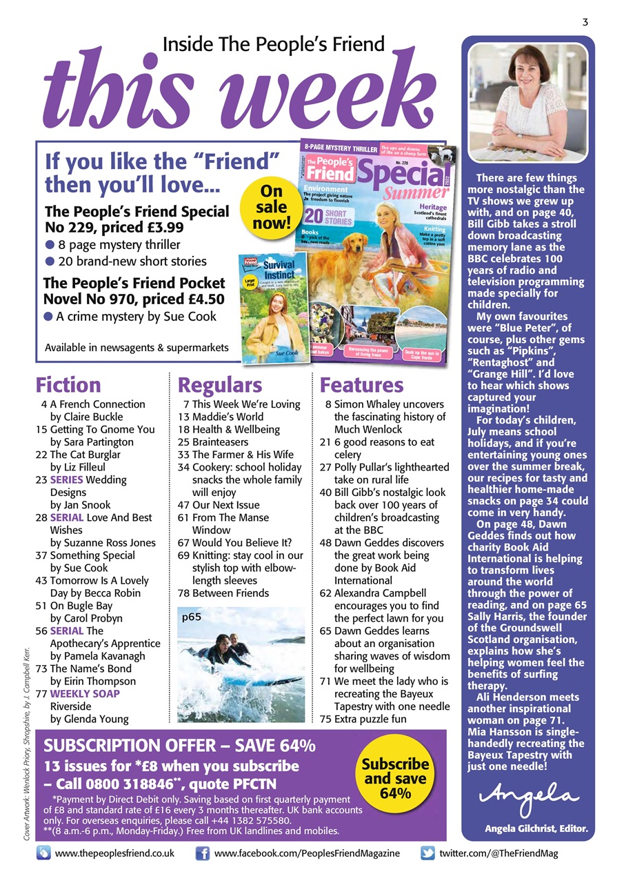 The People’s Friend Preview Pages