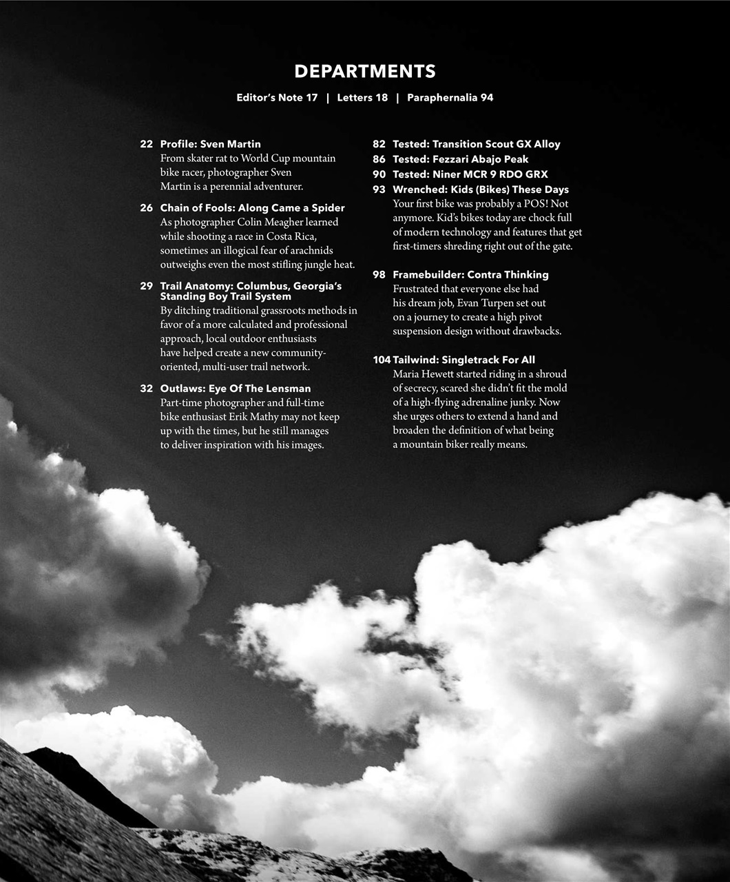 Mountain Flyer Preview Pages