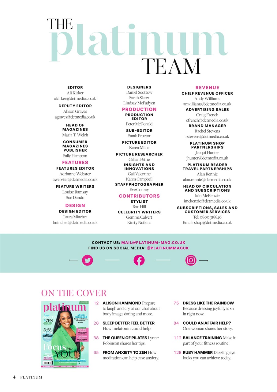 Platinum Preview Pages