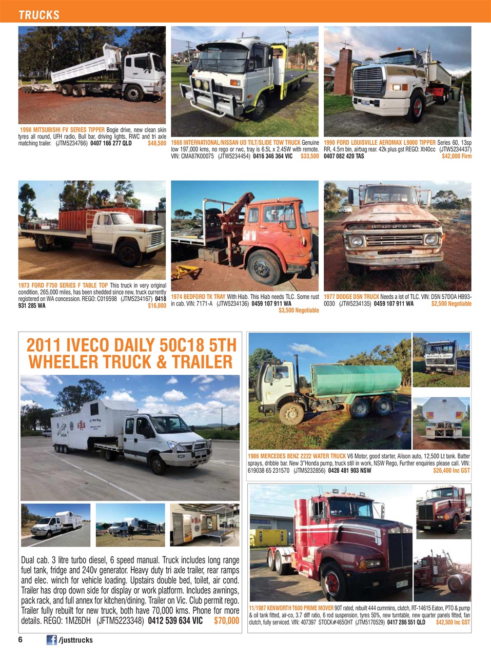 JUST TRUCKS Preview Pages