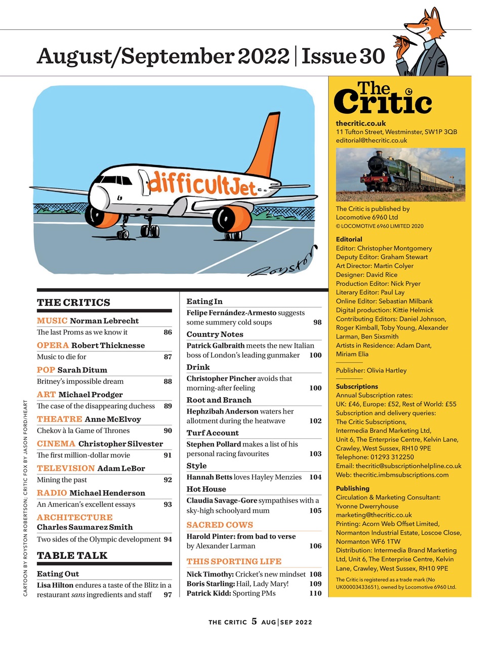 The Critic Preview Pages