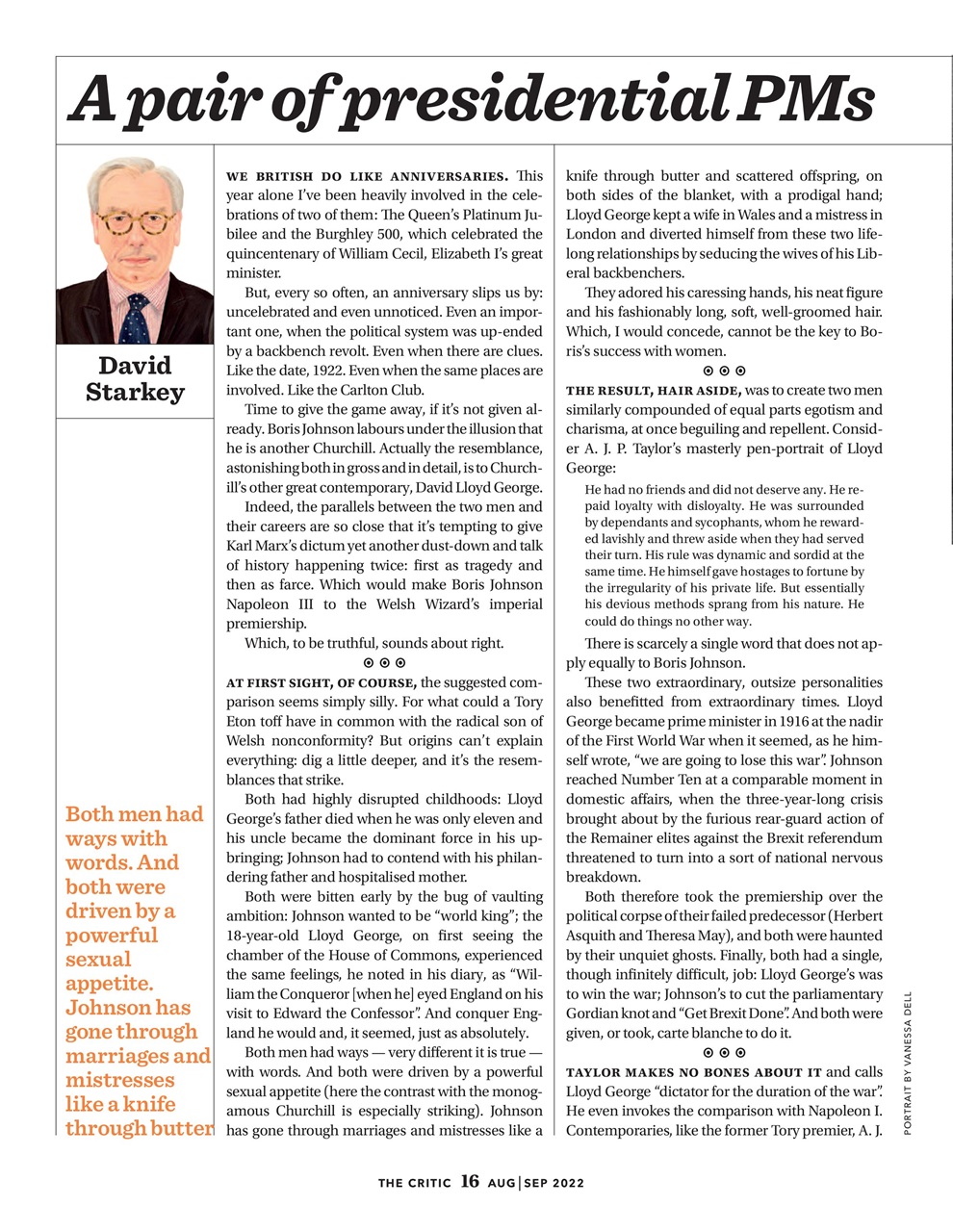 The Critic Preview Pages