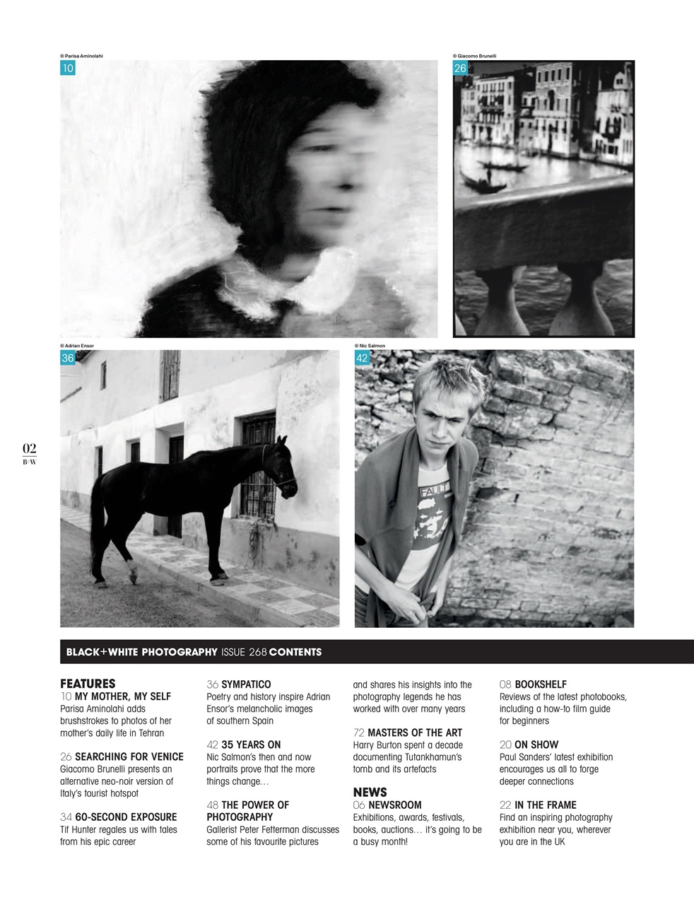 Black+White Photography Preview Pages