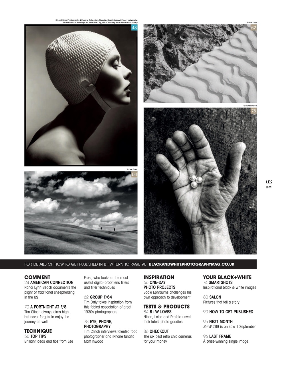 Black+White Photography Preview Pages