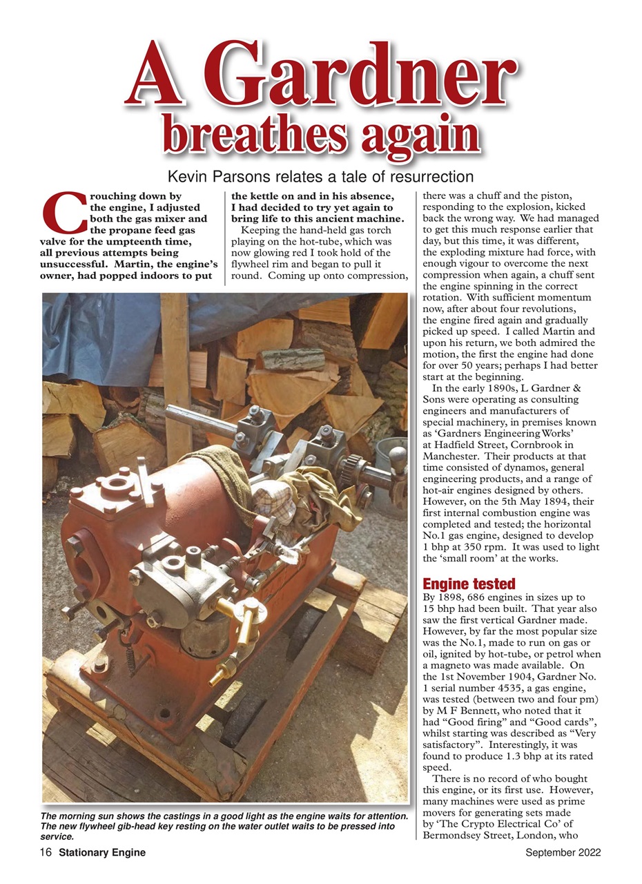 Stationary Engine Preview Pages